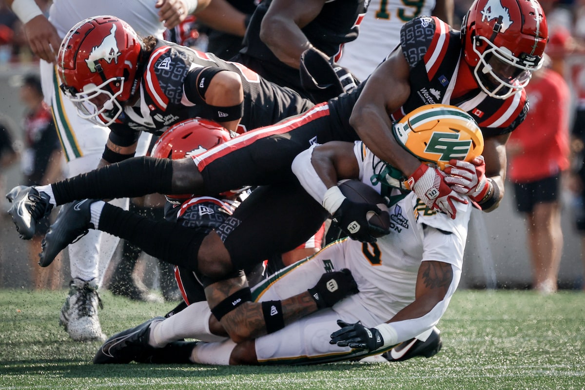 Stampeders a réduit la séquence de victoires des Elks avec la victoire de la fête du Travail