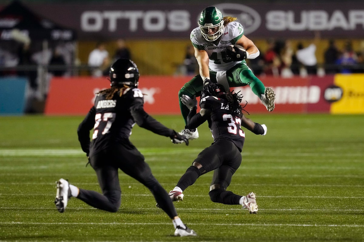 Évincés des séries éliminatoires, les Argos cherchent à s'imposer contre les Roughriders à Thanksgiving