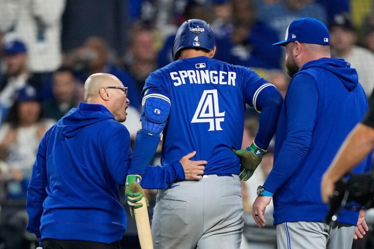 George Springer exclu du troisième match des World Series en raison d'une blessure