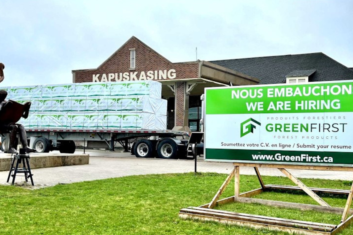 Greenfirst pour restreindre temporairement les opérations de scierie dans le nord-est