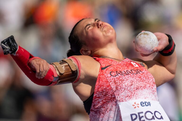 Katie Pegg du Canada remporte le bronze au lancer du poids aux championnats du monde para-athlétisme