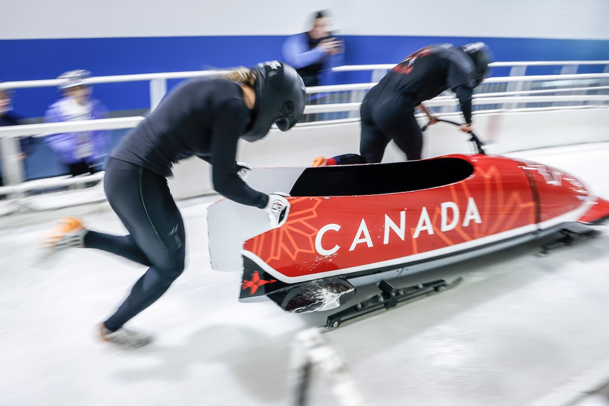 La championne olympique de cyclisme Kelsey Mitchell auditionne pour l'équipe canadienne de bobsleigh