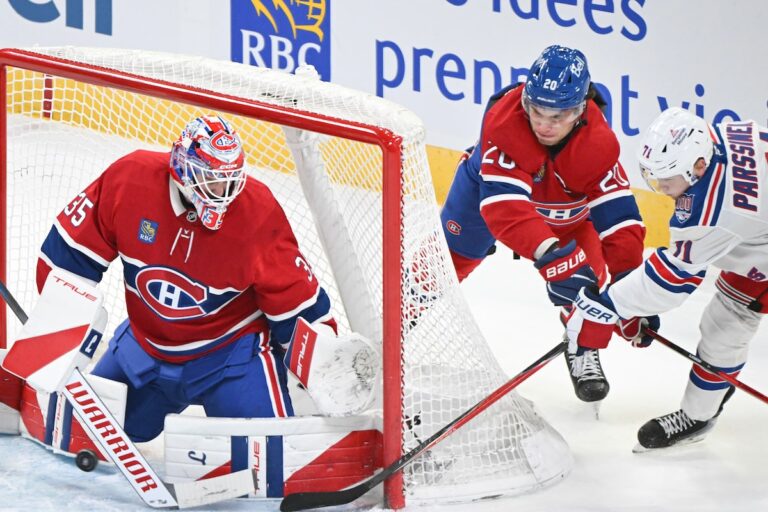 Les Canadiens s'inclinent face aux Rangers dans un match serré de 4-3