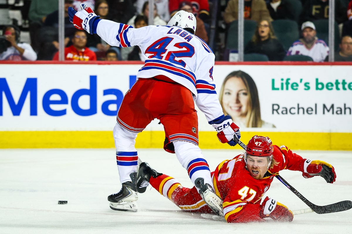 Les Flames ont battu les Rangers 5-1, mettant fin à une séquence de huit défaites