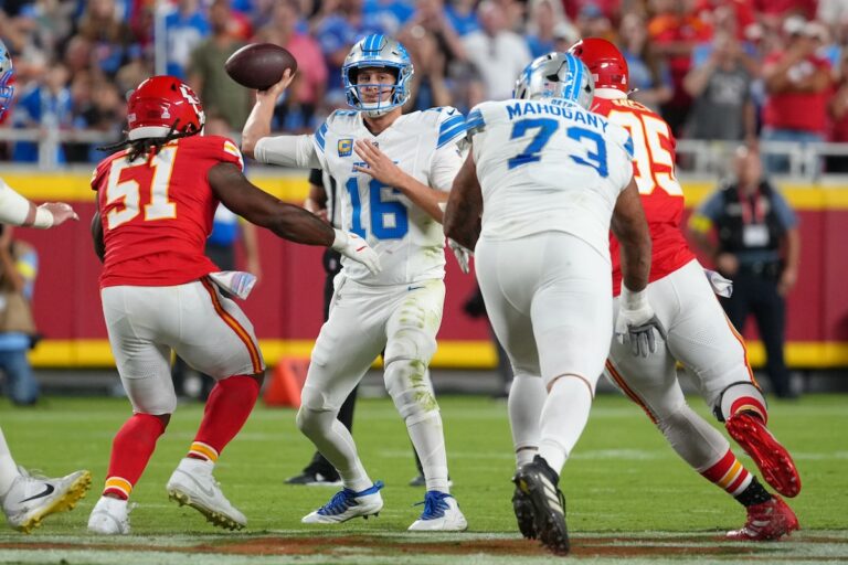 Les Lions accueillent Bucs lundi soir, essayant de préserver la plus longue séquence de la ligue sans défaite consécutive