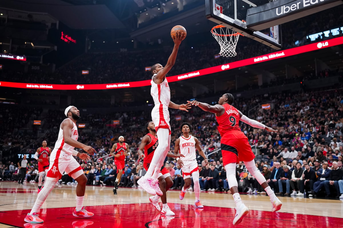 Les Raptors perdent la quatrième place consécutive dans une défaite de 18 points contre les Rockets