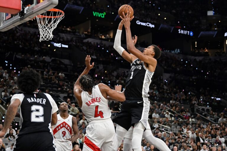 Les Raptors tombent face à Wembanyama et Spurs, 121-103
