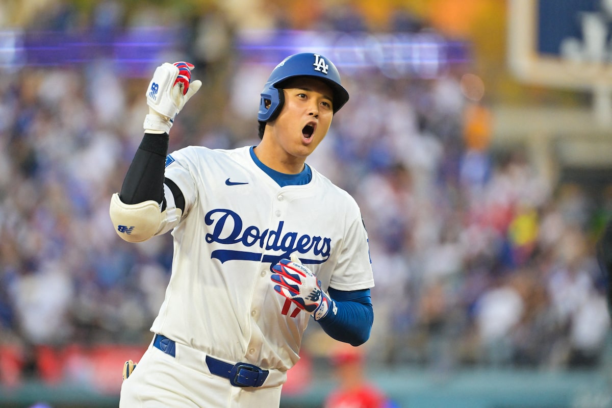 Ohtani et Hernández Power Dodgers devant les rouges 10-5 avec deux circuits chacun en ouvre de la série Wild Card