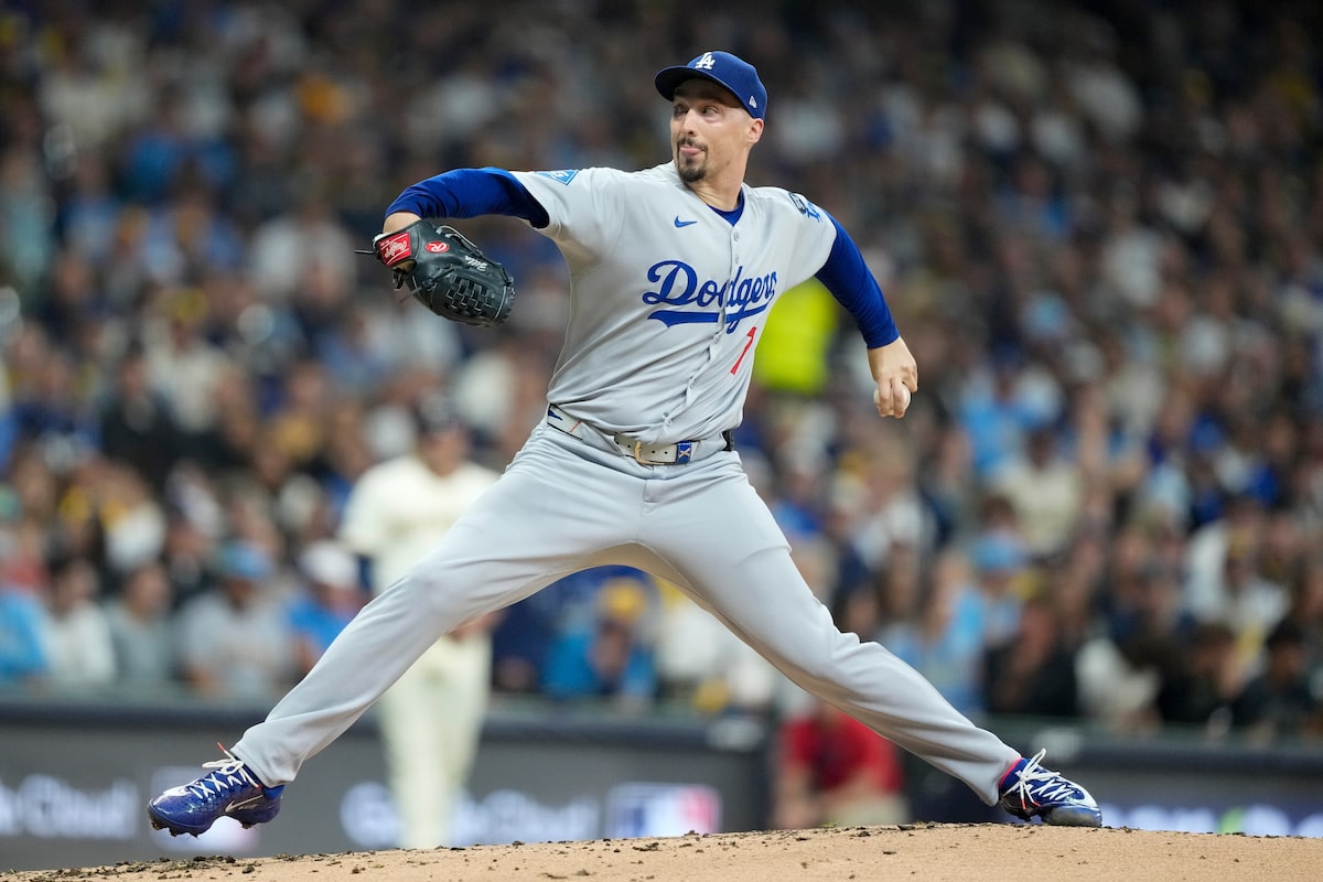 Snell spectaculaire, les Dodgers tiennent à peine pour battre les Brewers lors du premier match du NLCS