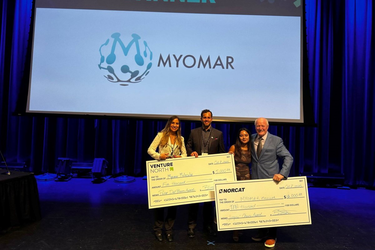 Une startup en biotechnologie remporte les honneurs au concours de pitch de Sudbury