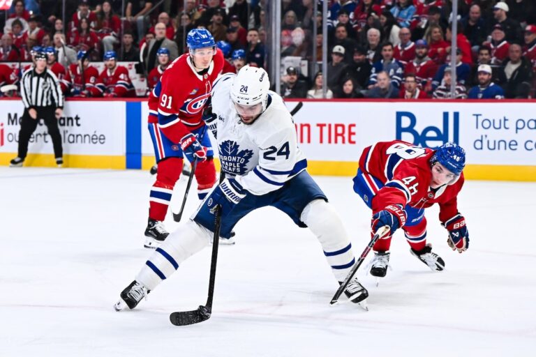 Bérubé qualifie la performance des Leafs d'« inexcusable » lors de la défaite contre les Canadiens