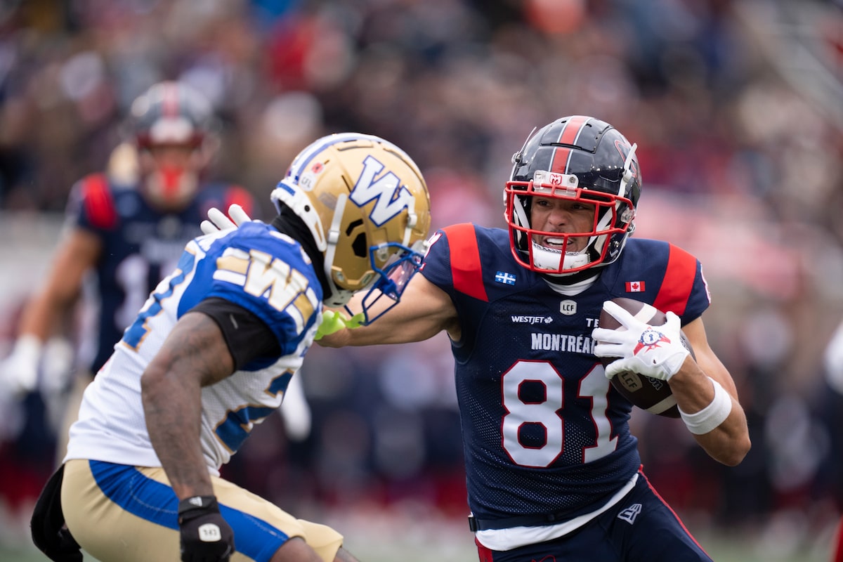 Les Alouettes battent les Blue Bombers 42-33 en demi-finale Est de la LCF