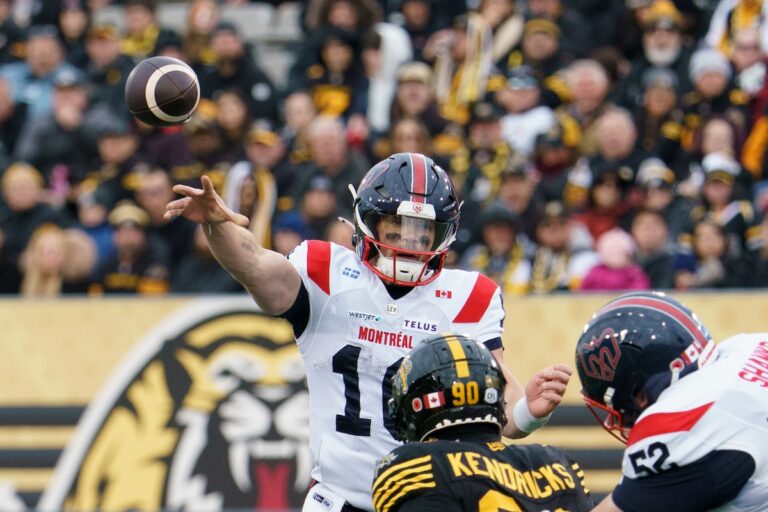 Les Alouettes mettent tout en œuvre pour préparer le quart Davis Alexander à la Coupe Grey