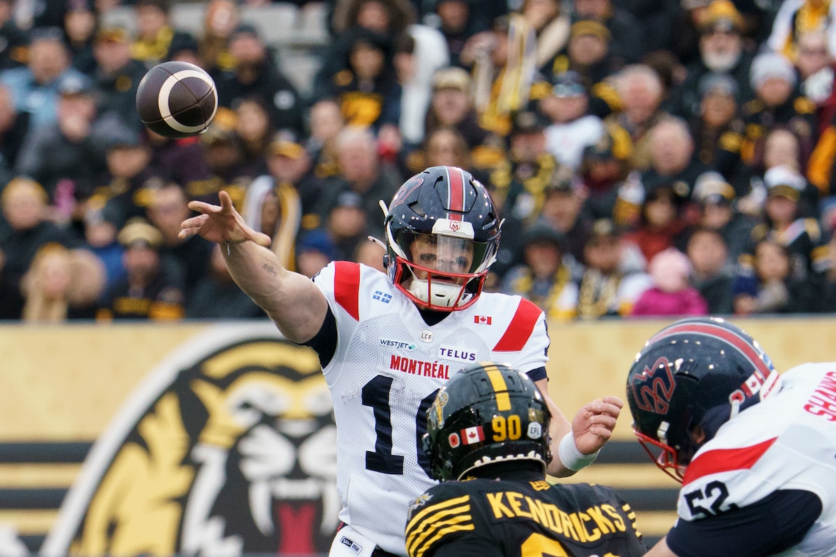 Les Alouettes mettent tout en œuvre pour préparer le quart Davis Alexander à la Coupe Grey