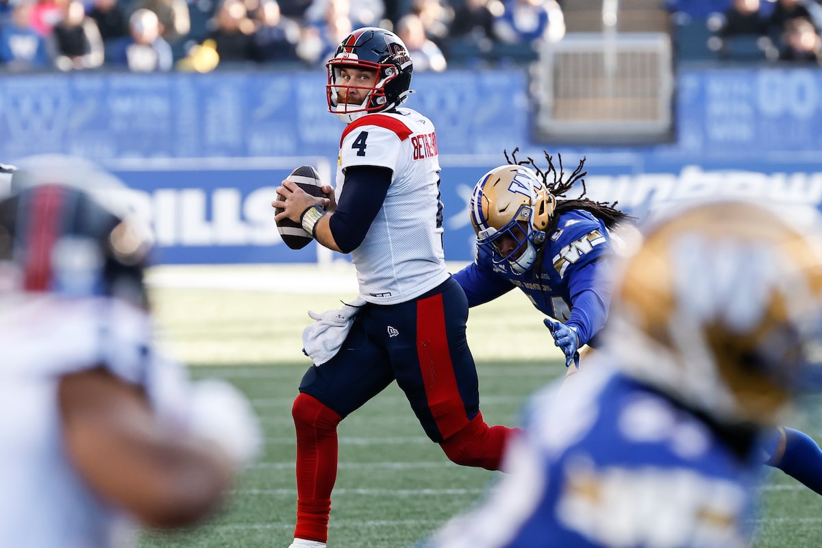 Les Alouettes pourraient avoir besoin de leurs deux quarts lors de la Coupe Grey