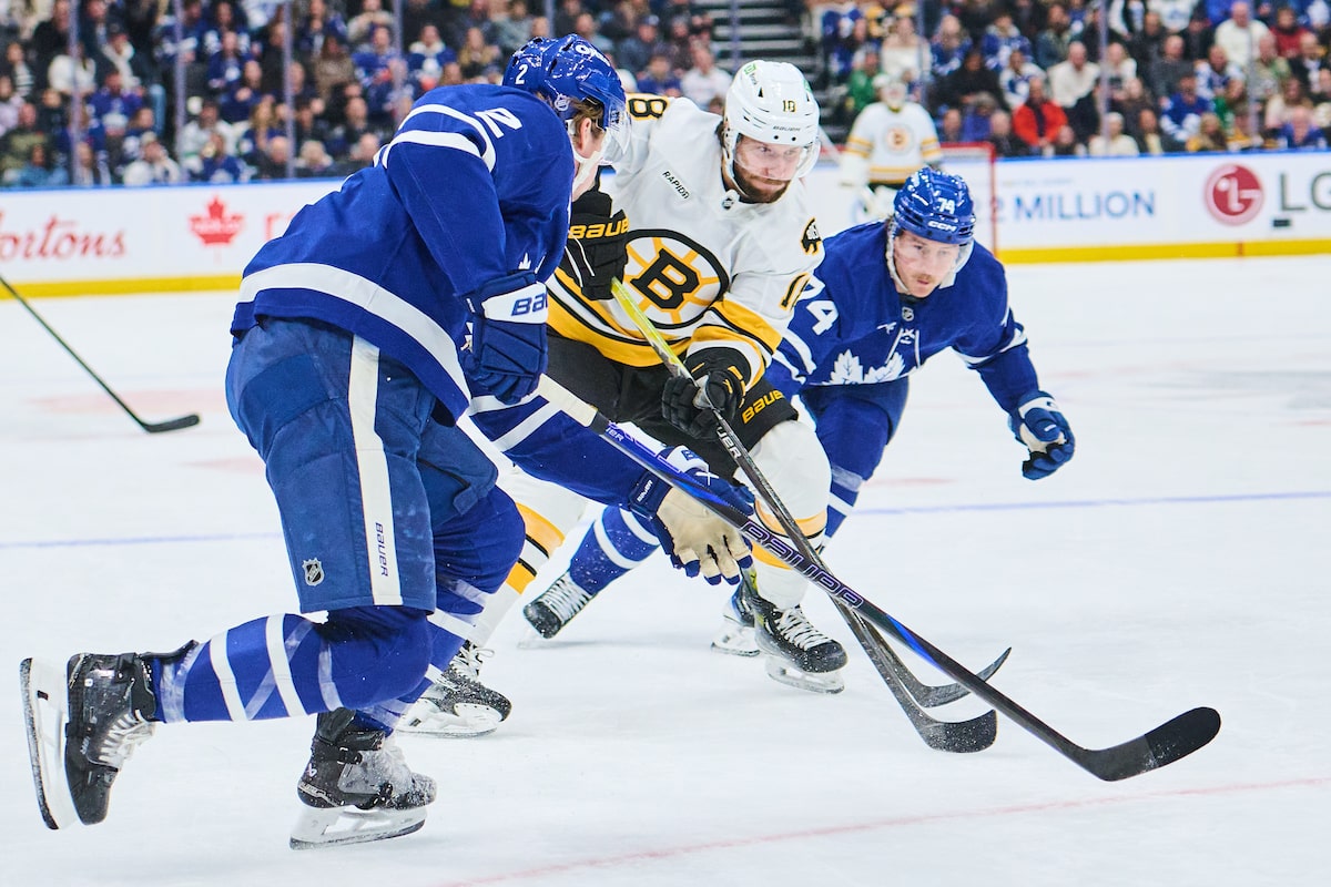 Les Bruins de Boston battent les Maple Leafs de Toronto dans une victoire de 5-3