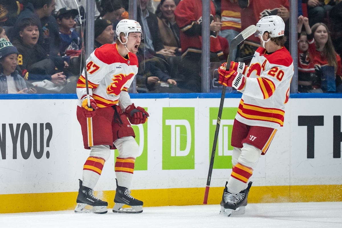 Les Flames de Calgary connaissent une séquence chaude après une victoire de 5-2 contre les Canucks de Vancouver