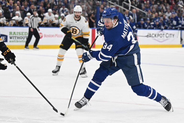 Les Maple Leafs placent Matthews en IR, rappellent Cowan de la AHL et activent Woll