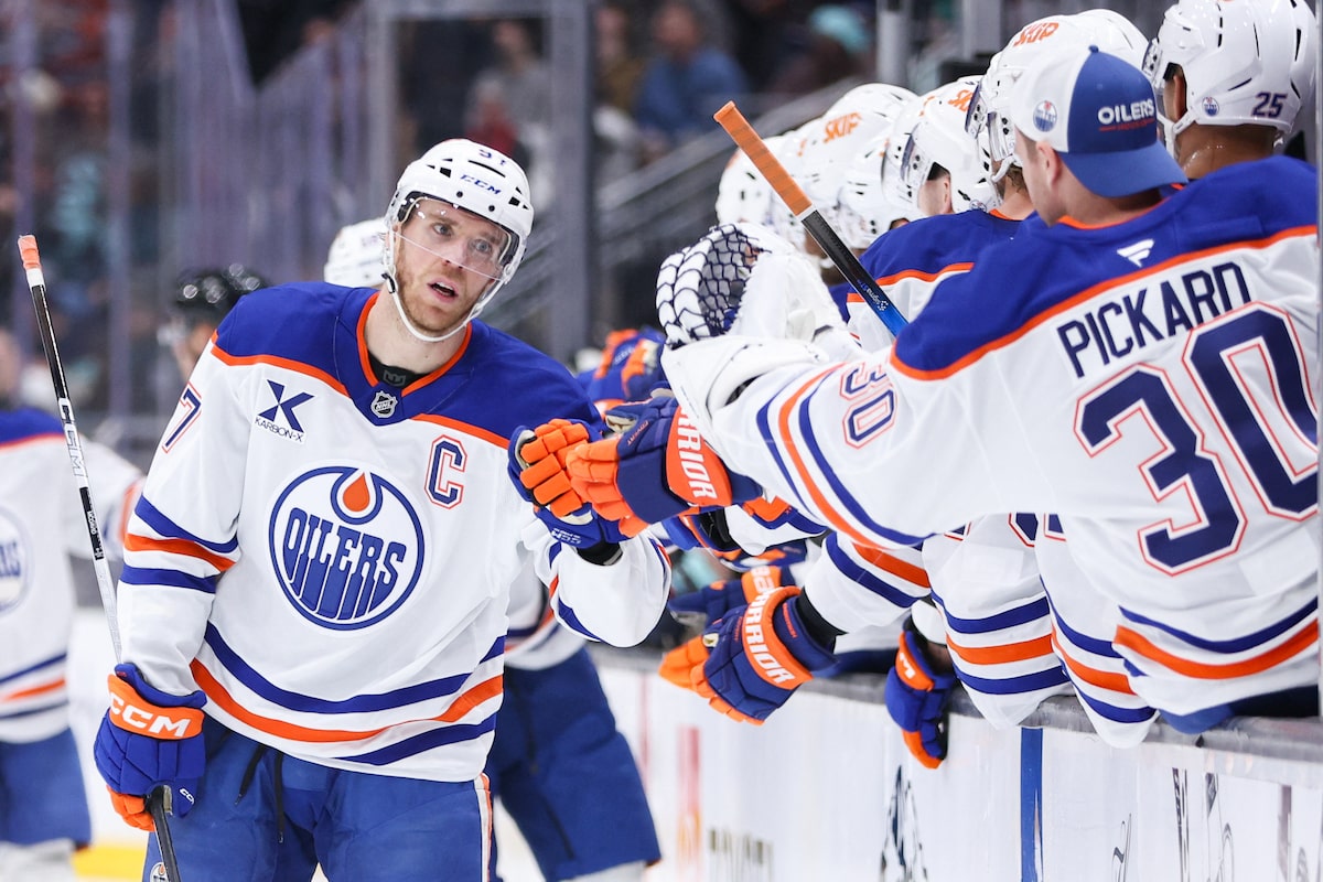 McDavid et Draisaitl mènent les Oilers à une victoire de 4-0 contre le Kraken