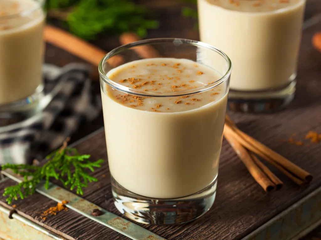 Boisson froide et rafraîchissante au lait de poule