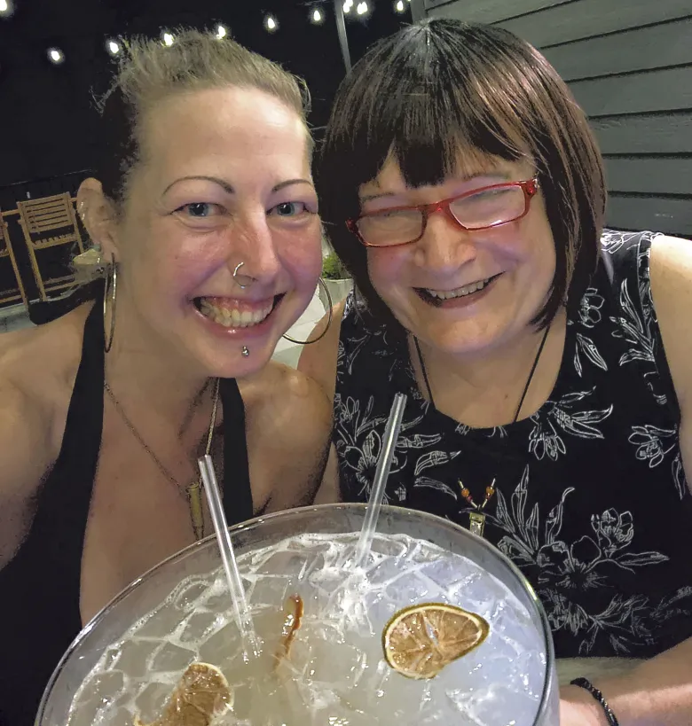 Sarah Chapman avec Brenda