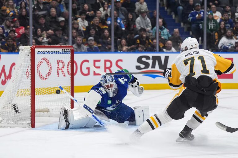 Kindel et Skinner aident les Penguins à dépasser les Canucks