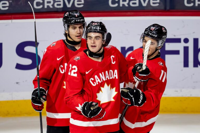 Le Canada domine la Finlande 6-3 pour une médaille de bronze au Championnat du monde de hockey junior