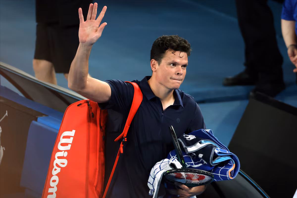 Le joueur de tennis canadien Milos Raonic annonce sa retraite