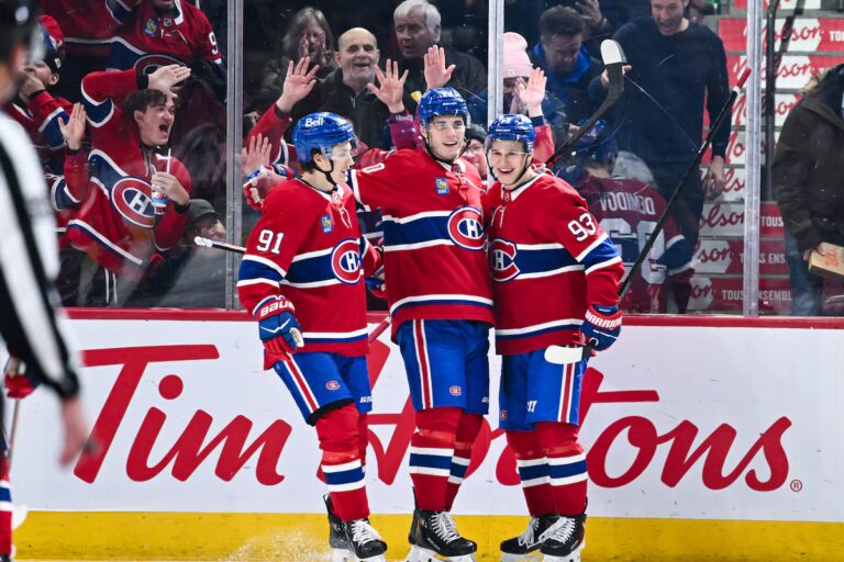 Les Canadiens ont battu les Canucks en difficulté 6-3 à Montréal