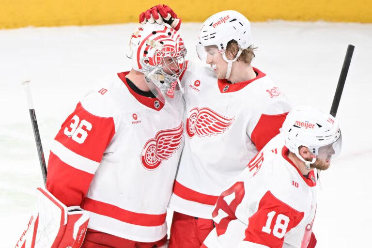 Les Hot Red Wings espèrent que la victoire contre les Canadiens pourra aider à l'avenir
