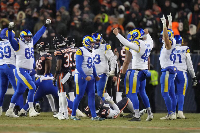 Les Rams surmontent la magie tardive des Bears pour se qualifier pour le match pour le titre NFC
