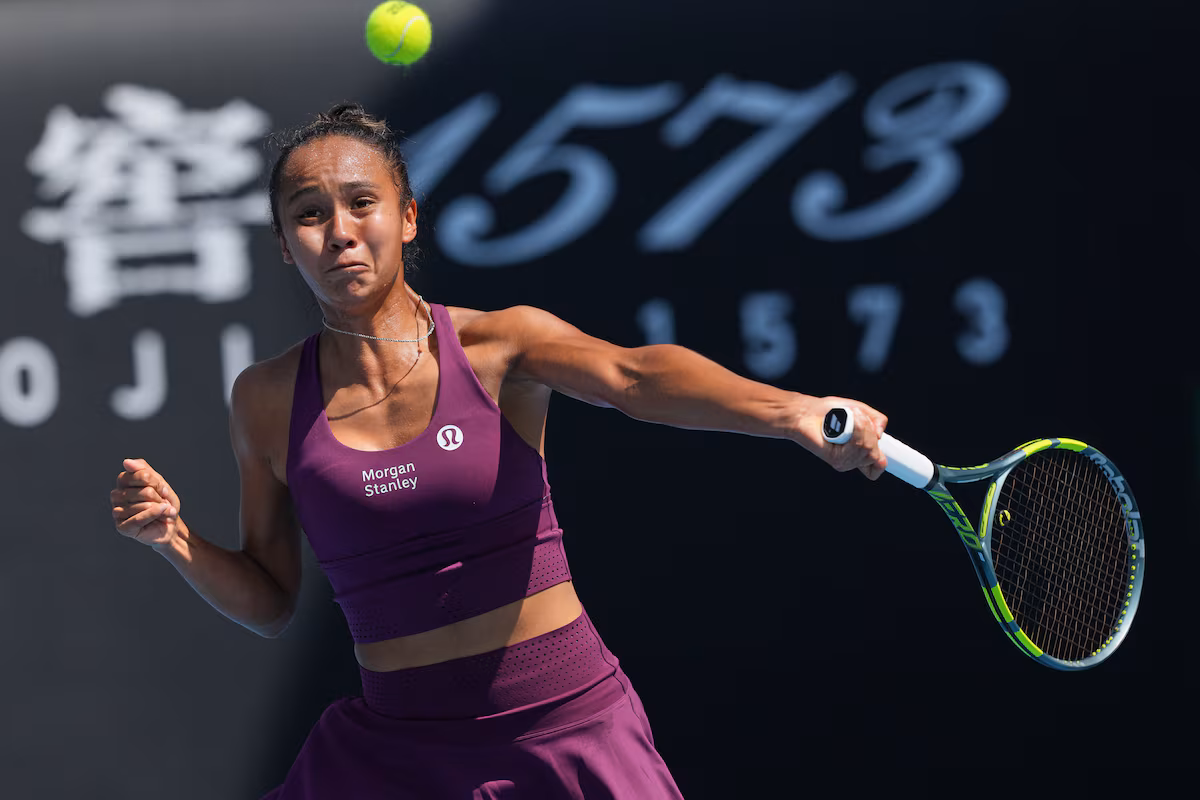 Leylah Fernandez a rebondi au premier tour de l'Open d'Australie
