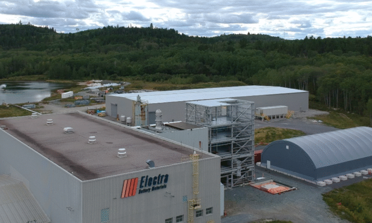 Electra vise fin 2027 pour le démarrage de la production à la raffinerie de cobalt de Témiscamingue