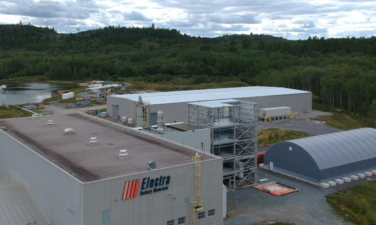 Electra vise fin 2027 pour le démarrage de la production à la raffinerie de cobalt de Témiscamingue