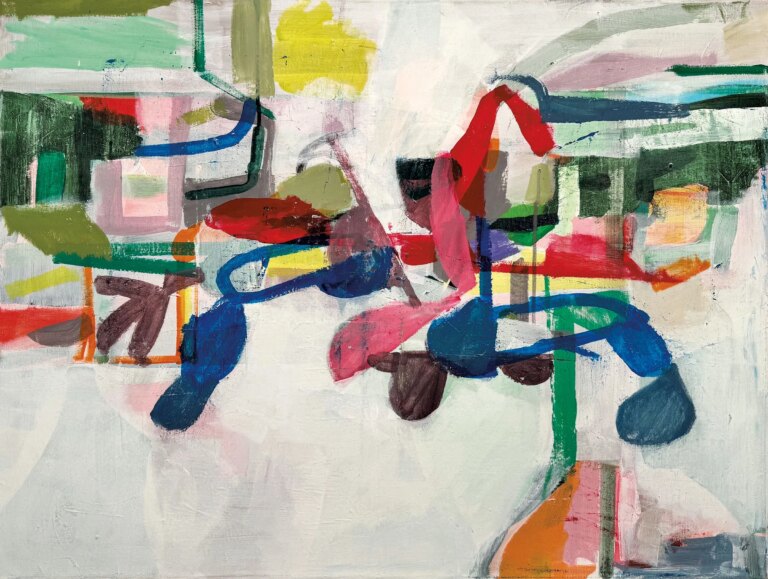 Les peintures vibrantes de Jimmie James sont à interpréter