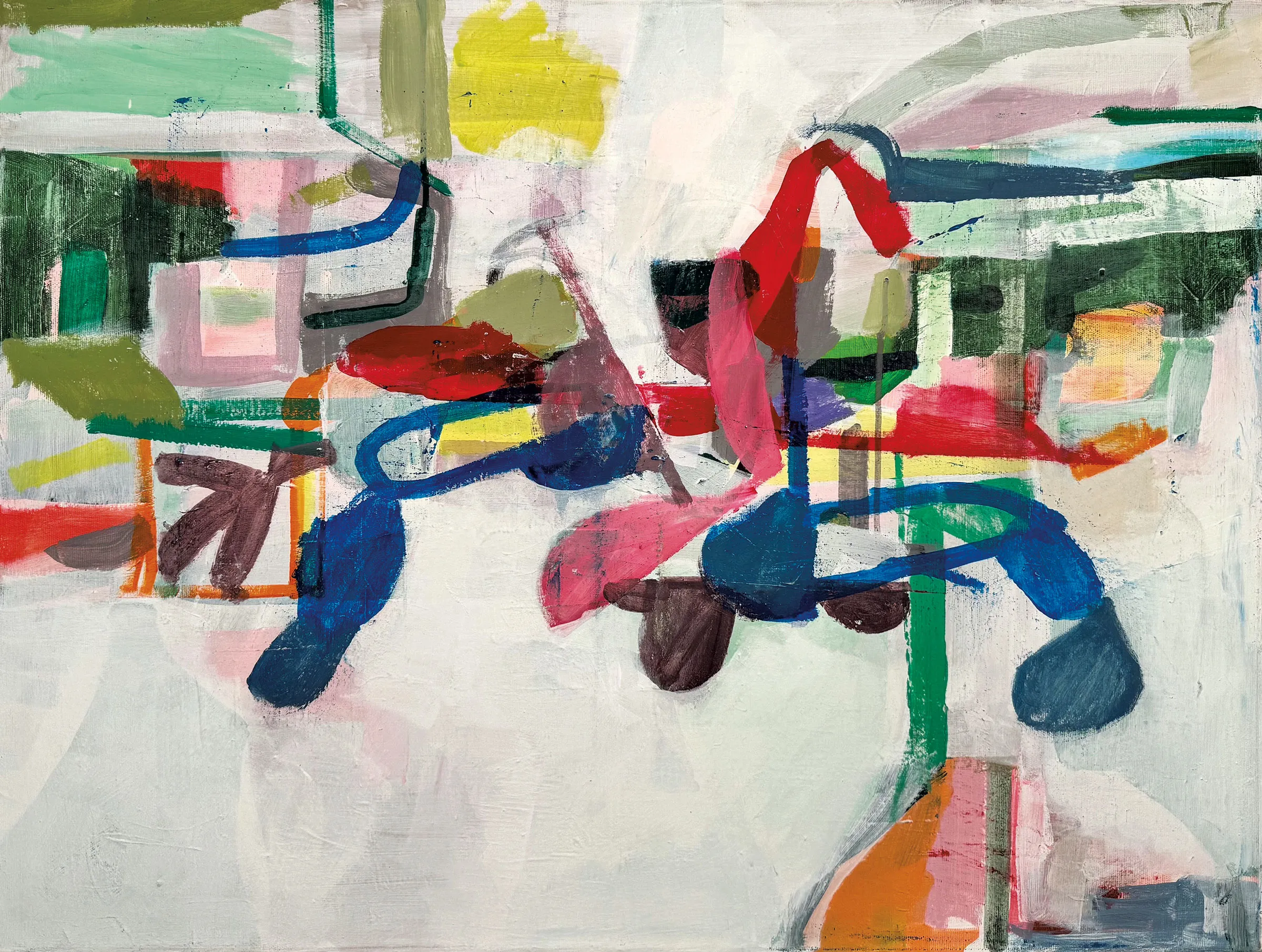 Les peintures vibrantes de Jimmie James sont à interpréter