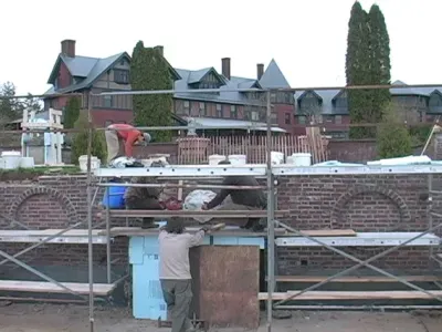 Restauration du jardin du Shelburne Farms' Inn (SIV128)