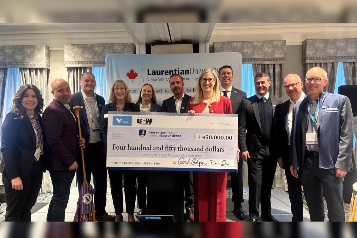 Vale et les Métallos promettent 450 000 $ pour la chaire de recherche Léo Gérard de la Laurentienne