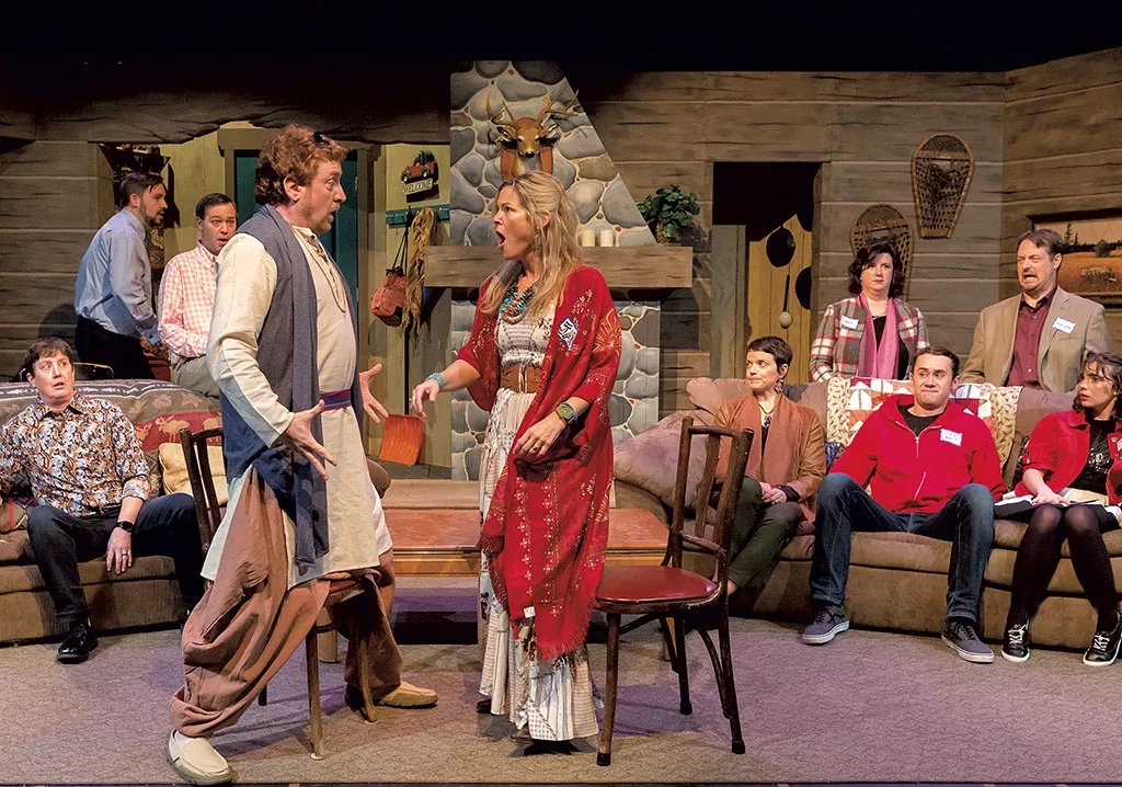 Revue de théâtre : « La soirée pyjama – Une comédie de mariage », Girls Nite Out Productions