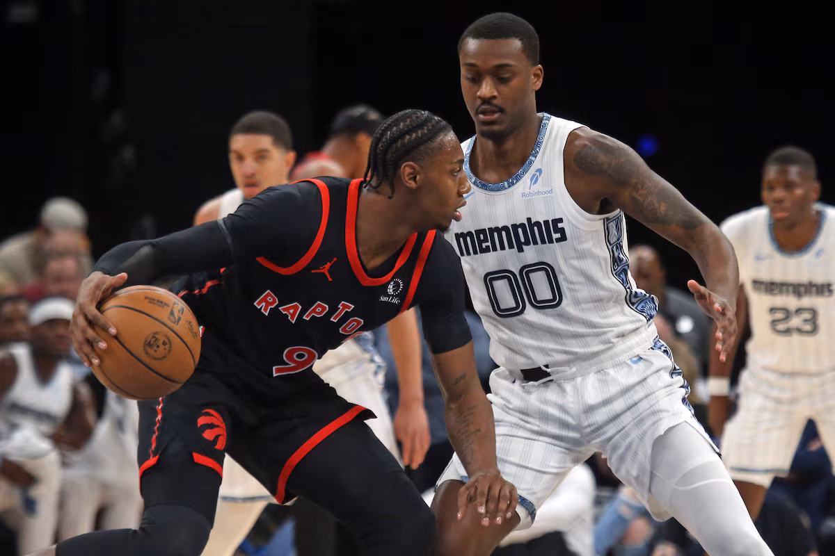 Barrett marque 25 points alors que les Raptors battent les Grizzlies 128-96