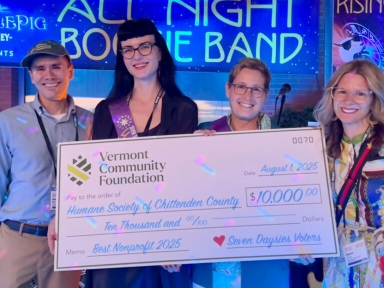 La Vermont Community Foundation attribuera une subvention de 10 000 $ au meilleur gagnant à but non lucratif des Seven Daysies 2026