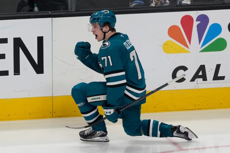 La saison de 107 points de Celebrini amène les Sharks dans la course aux séries éliminatoires