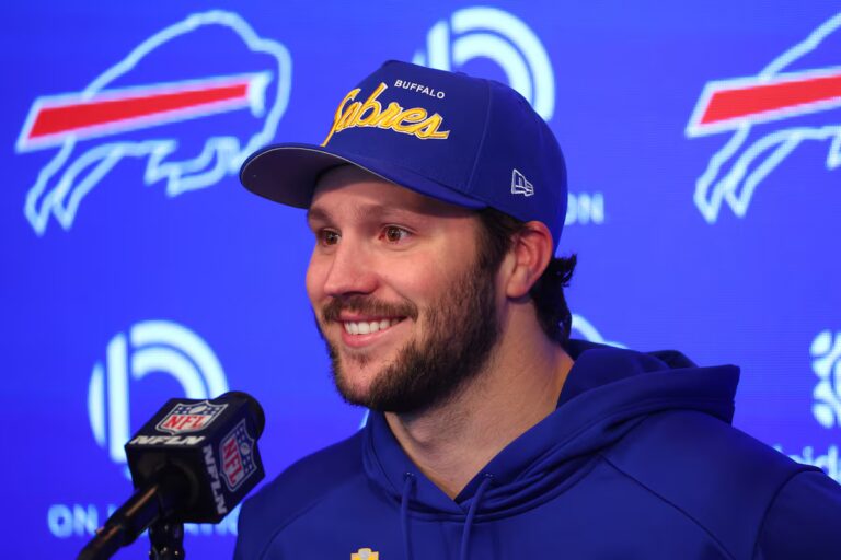 Le nouveau père Josh Allen veut gagner pour donner l'exemple à sa fille