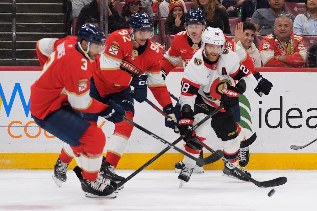 Les Panthers ouvrent le score historiquement au début d'une victoire déséquilibrée contre les Sénateurs