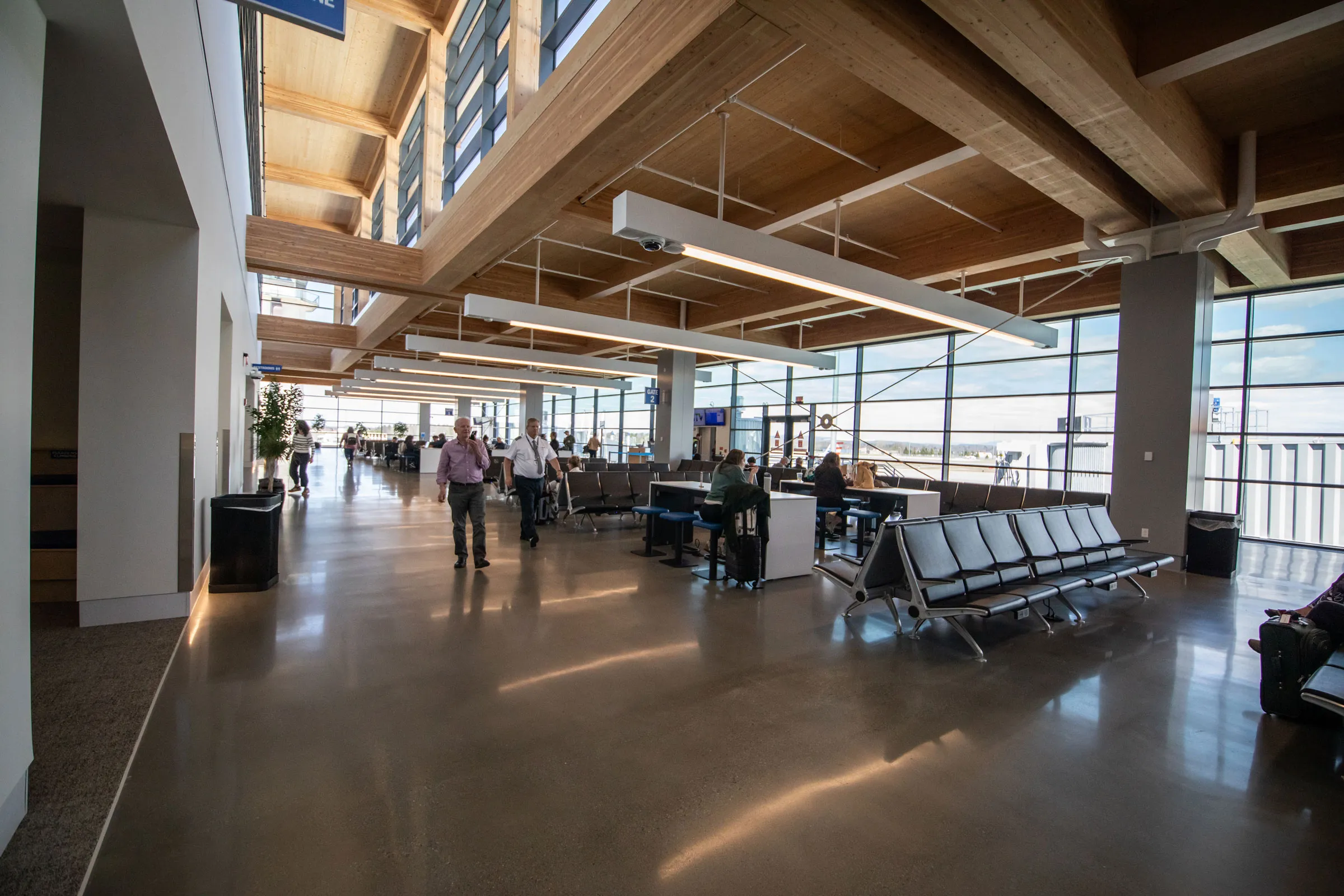 Les responsables de l'aéroport Leahy BTV espèrent que le nouveau terminal l'aidera à être compétitif