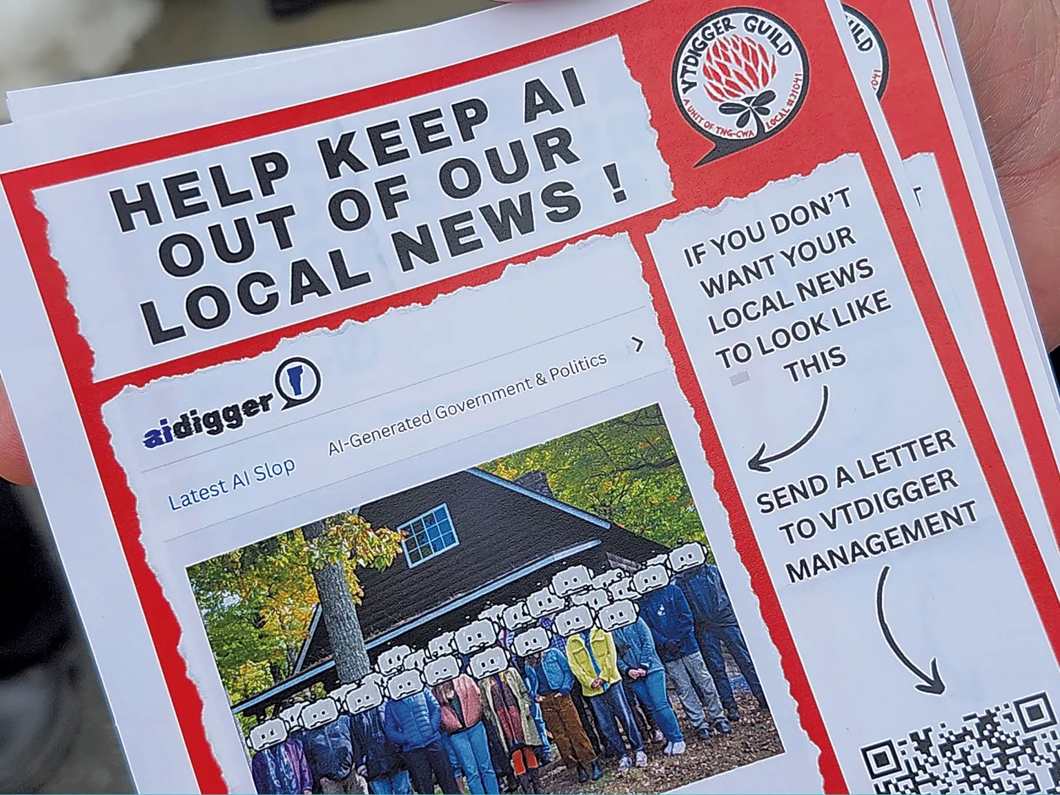 Note aux médias : VTDigger et son syndicat signent un nouveau contrat