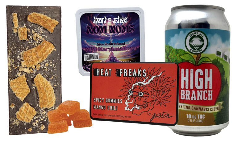 Test de goût : produits comestibles et boissons infusés au THC