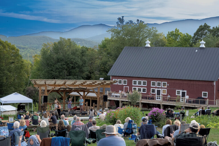 Knoll Farm propose des moutons, des bleuets, des concerts et un refuge