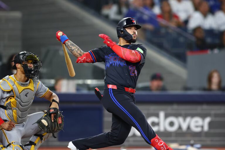 La recrue des Blue Jays Yohendrick Pinango profite au maximum de son premier aperçu des grands