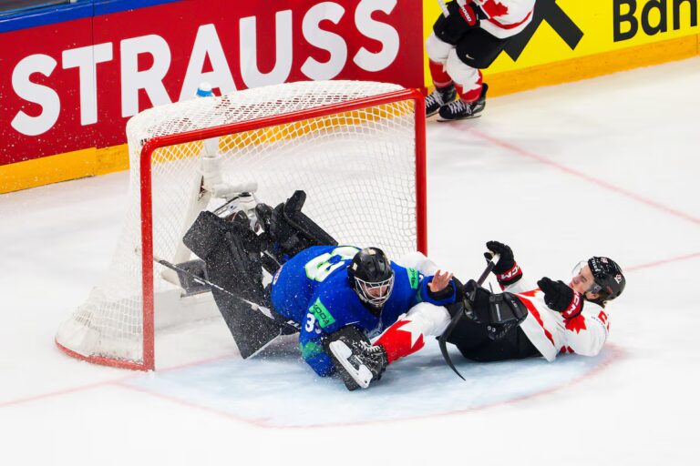 Le Canada reste parfait en cinq matchs aux mondiaux de hockey sur glace après avoir battu la Slovénie